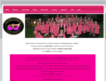 Tablet Screenshot of boobsandbrass.com